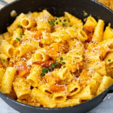 Roasted Butternut Squash Pasta With Rigatoni & Garlic Crumbs