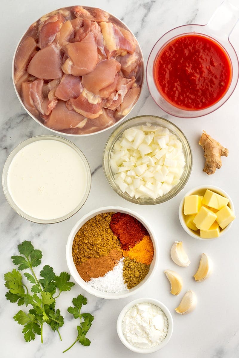 Ingredients for Slow Cooker Chicken Tikka Masala