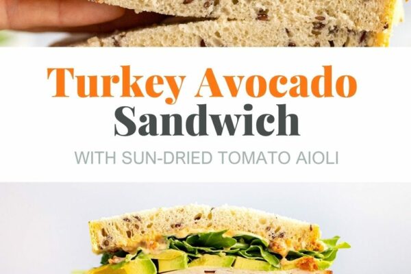 Avocado Turkey Sandwich With Sun-Dried Tomato Aioli