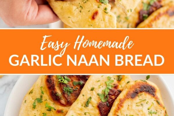 Easy Garlic Naan Bread