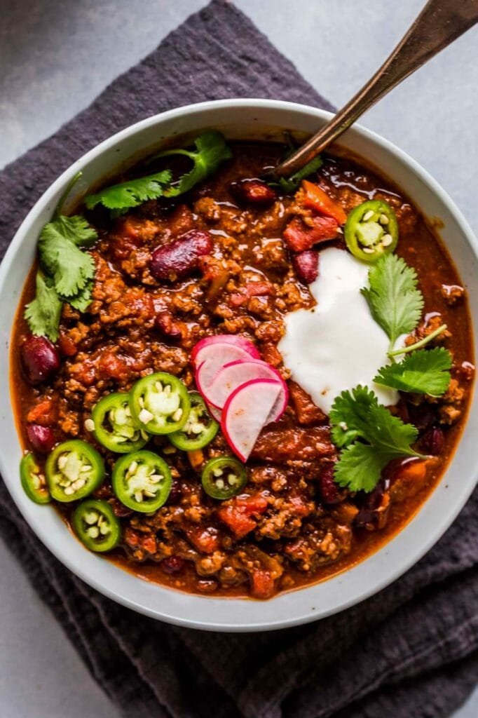 beef and beer chili