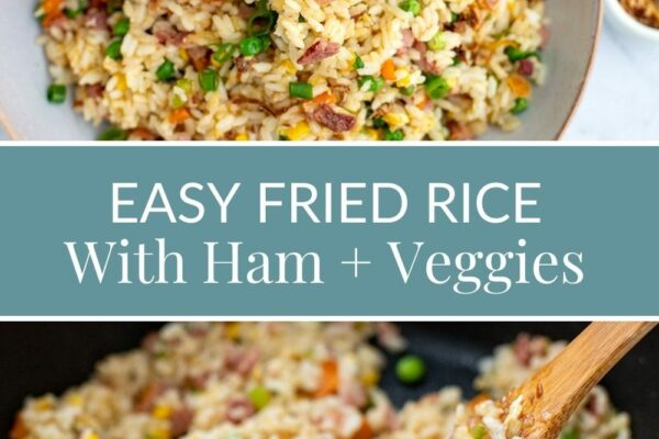 Easy Fried Rice With Ham & Vegetables