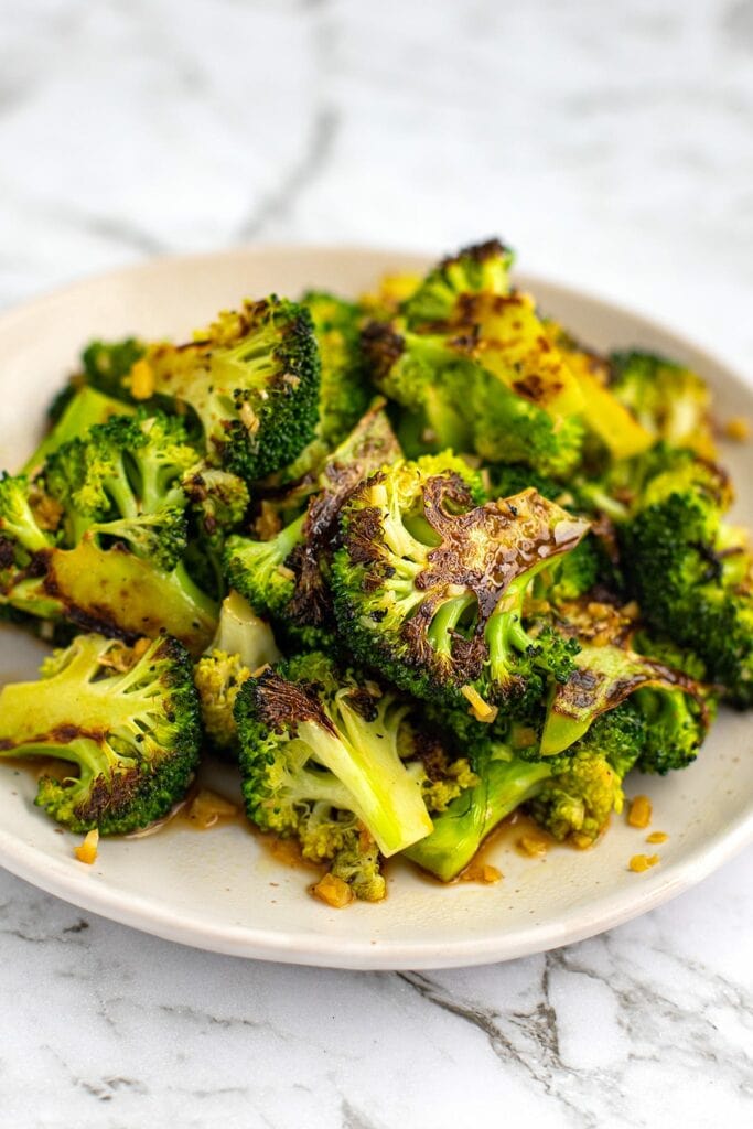 PanFried Broccoli With Garlic