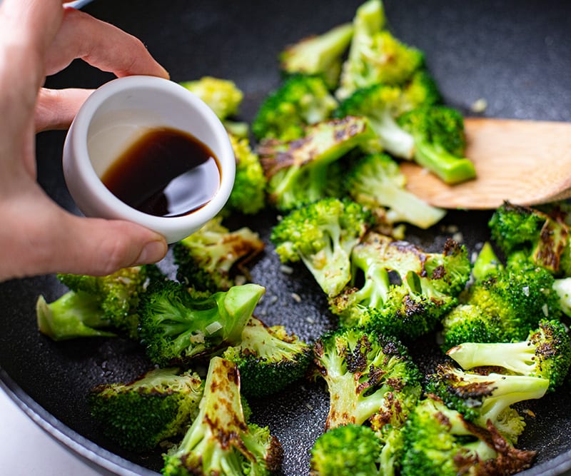 broccoli with soy sauce