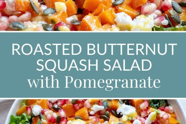 Roasted Butternut Squash Salad With Pomegranate