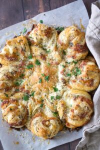 Herb and Cheese Puff Pastry Snowflake