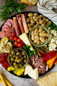 italian style antipasto platter