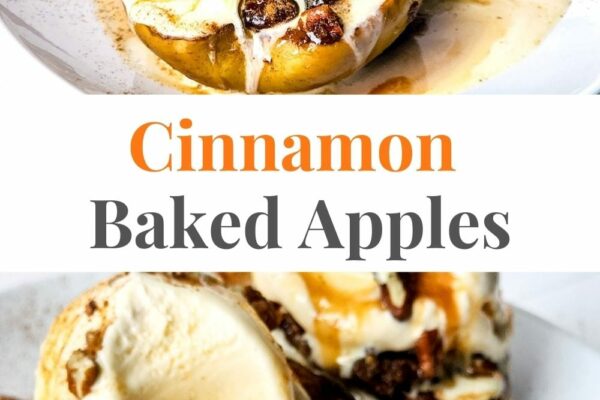Baked Apples With Cinnamon & Pecans