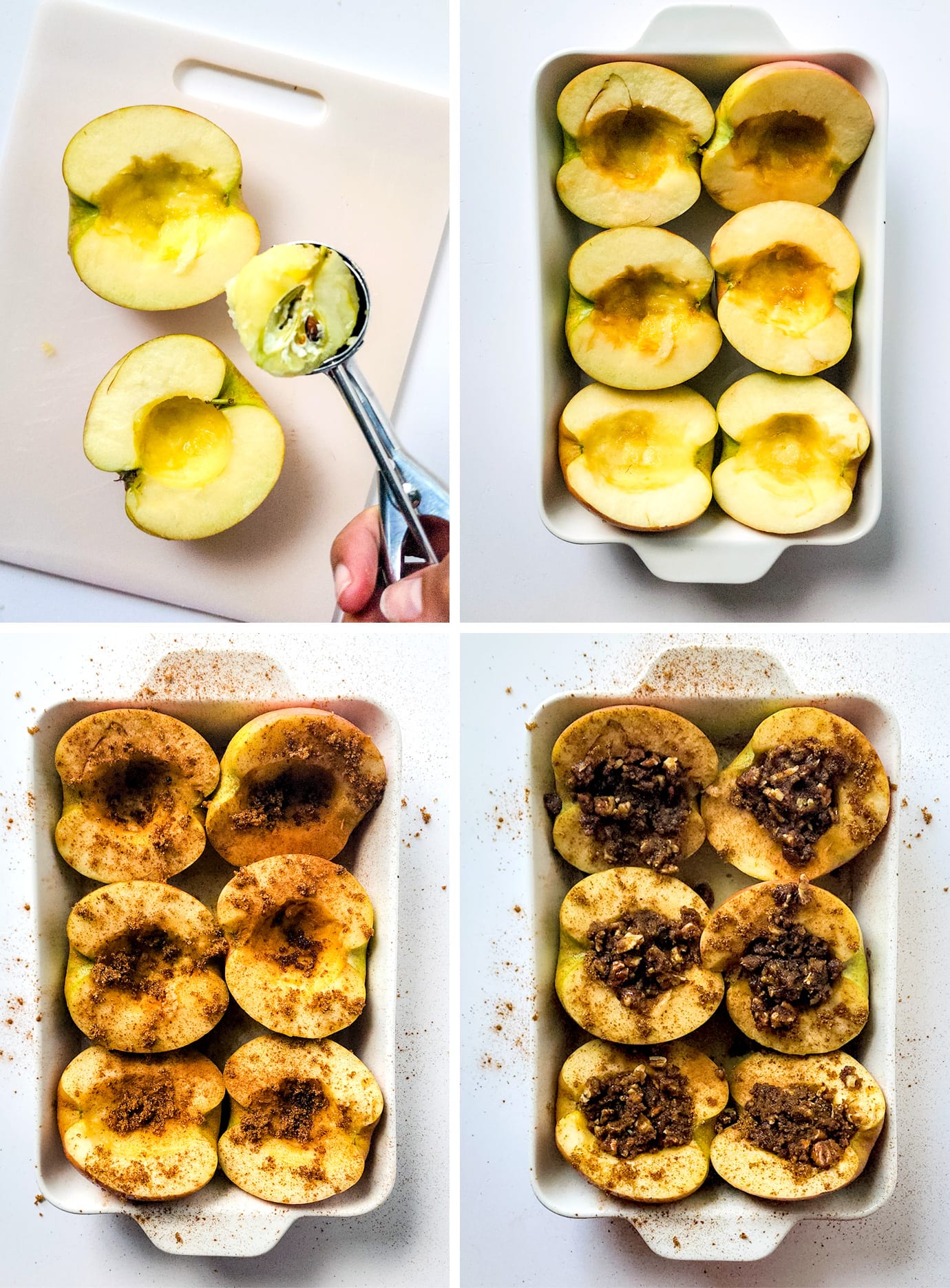 how to make baked cinnamon apples in the oven.