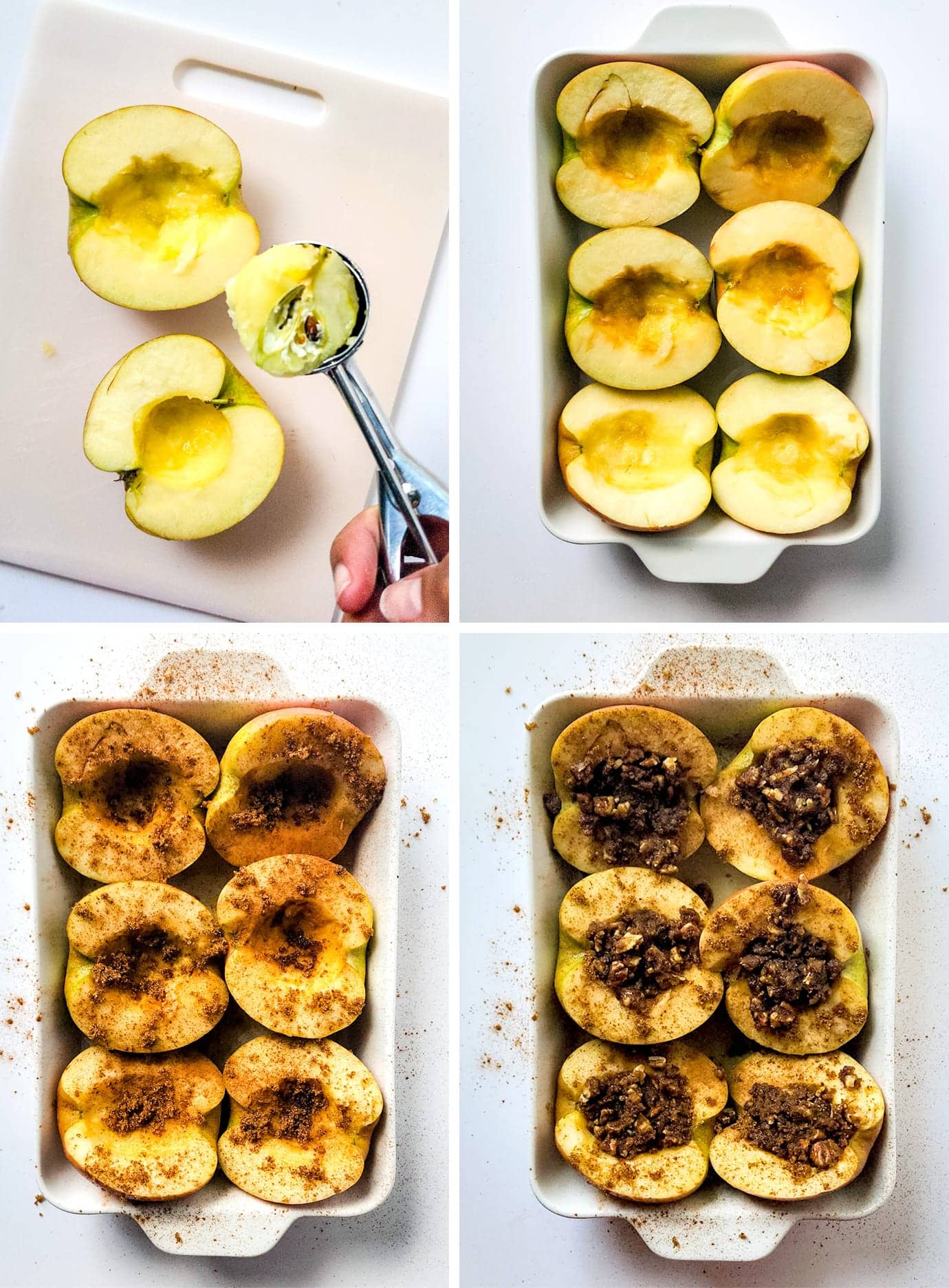 how to make baked cinnamon apples in the oven.