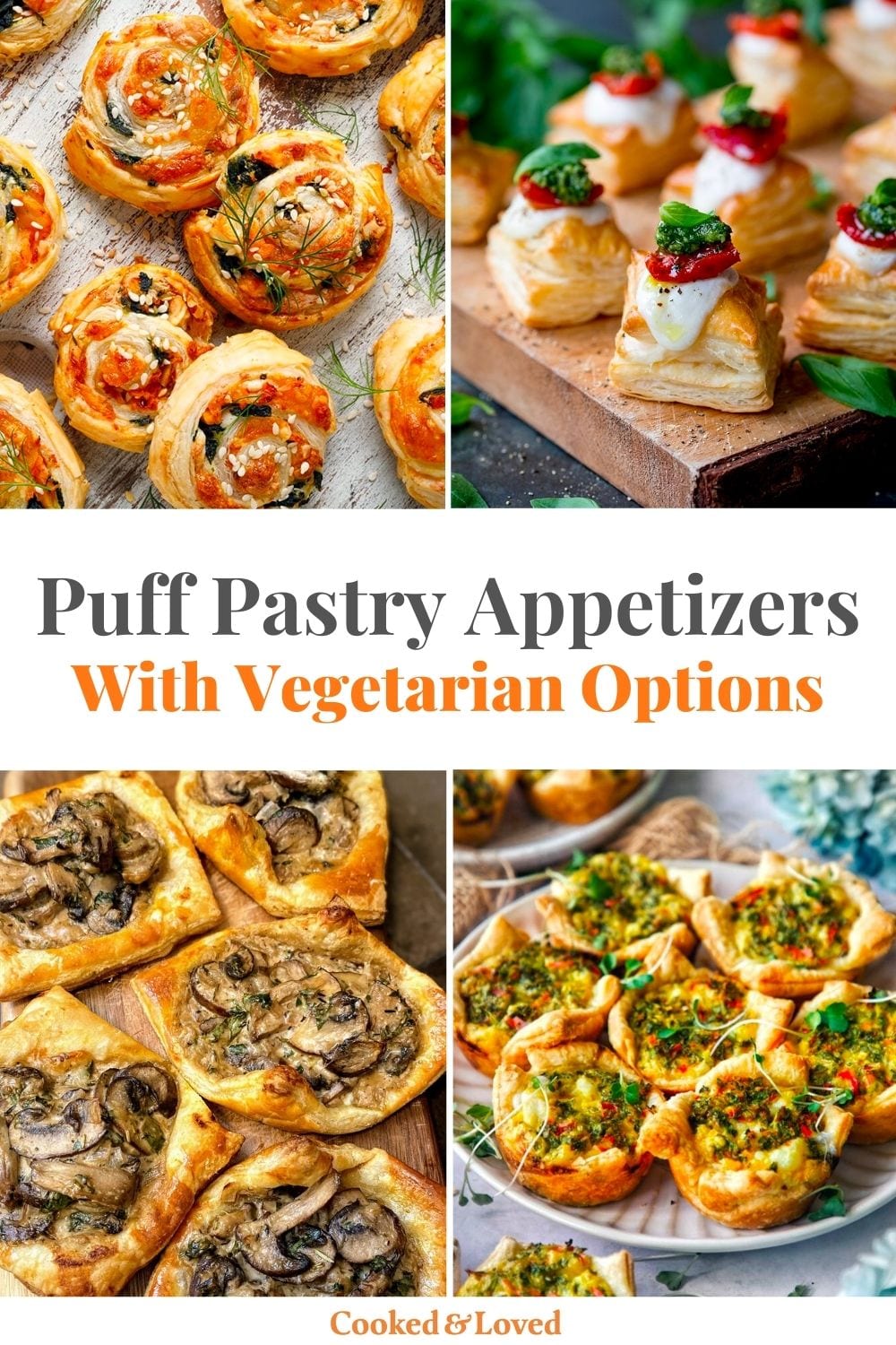 Puff Pastry Appetizers (With Vegetarian & Vegan Options)