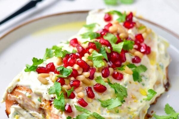 Festive Whole Baked Salmon Fillet