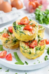 Healthy Spinach Egg Muffins