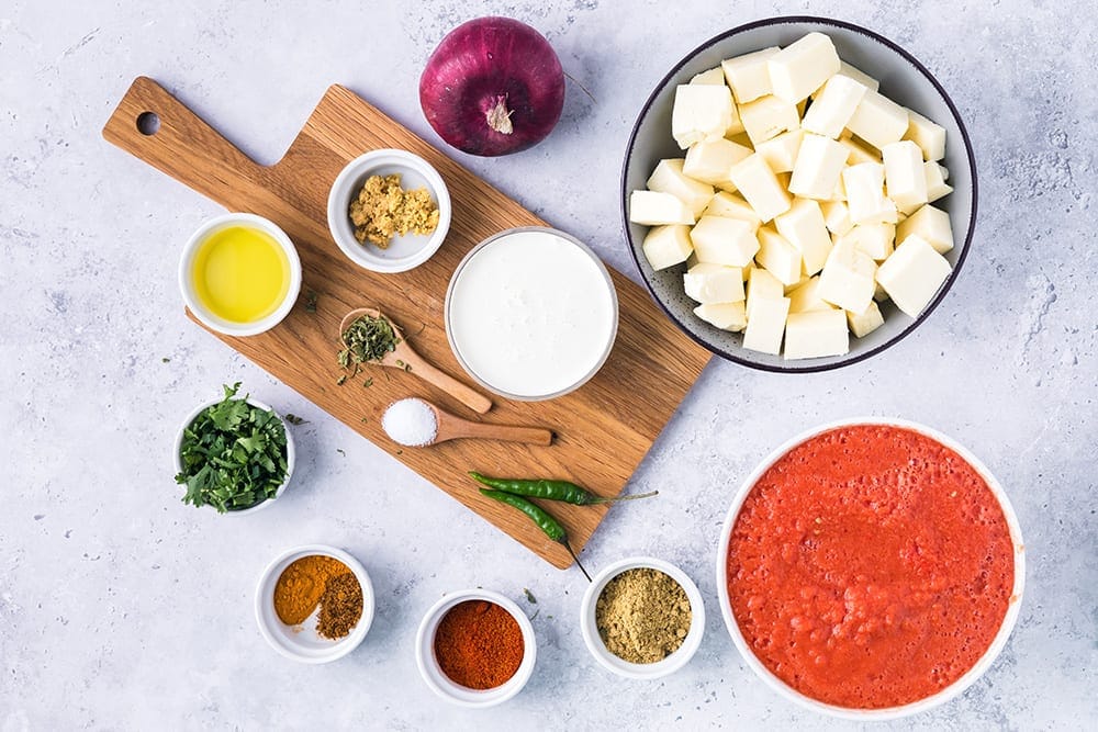 paneer curry ingredients