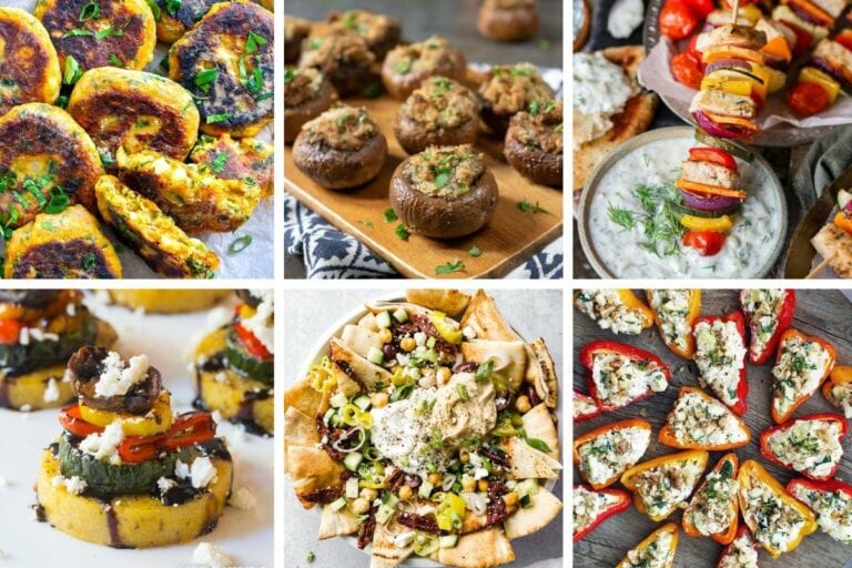 30+ Vegetarian Appetizers & Finger Foods