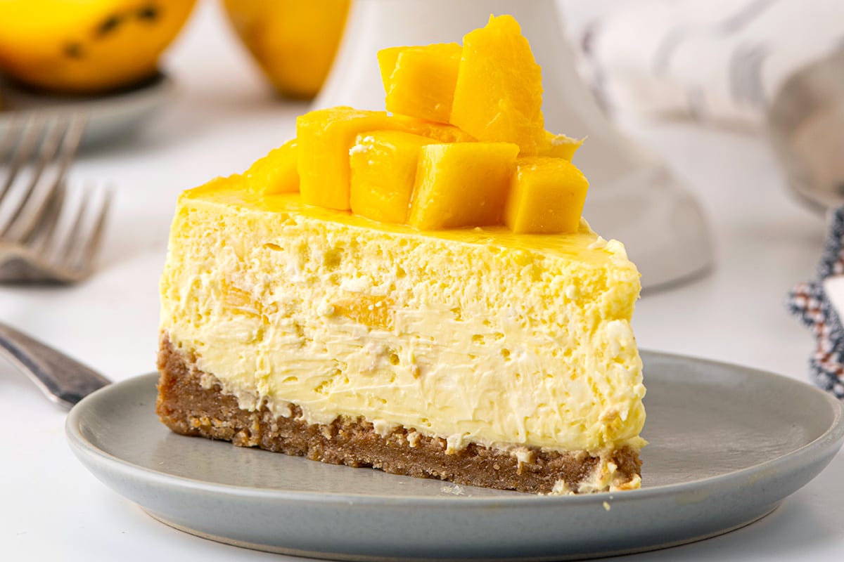 mango cheesecake recipe feature