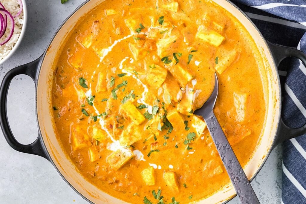 vegetarian paneer curry