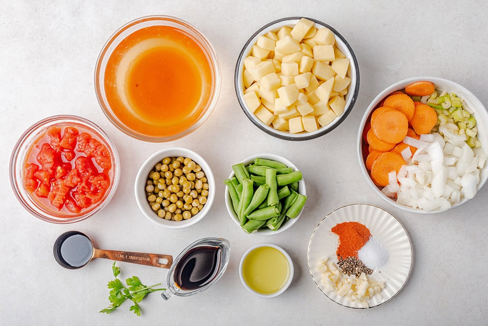 Meatball Stew Ingredients