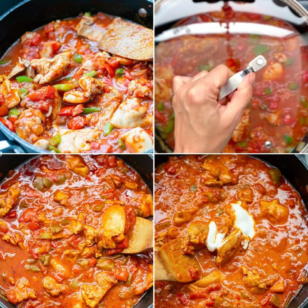 how to make paprika chicken in a skillet