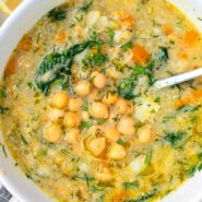 Chickpea Soup With Lemon & Herbs