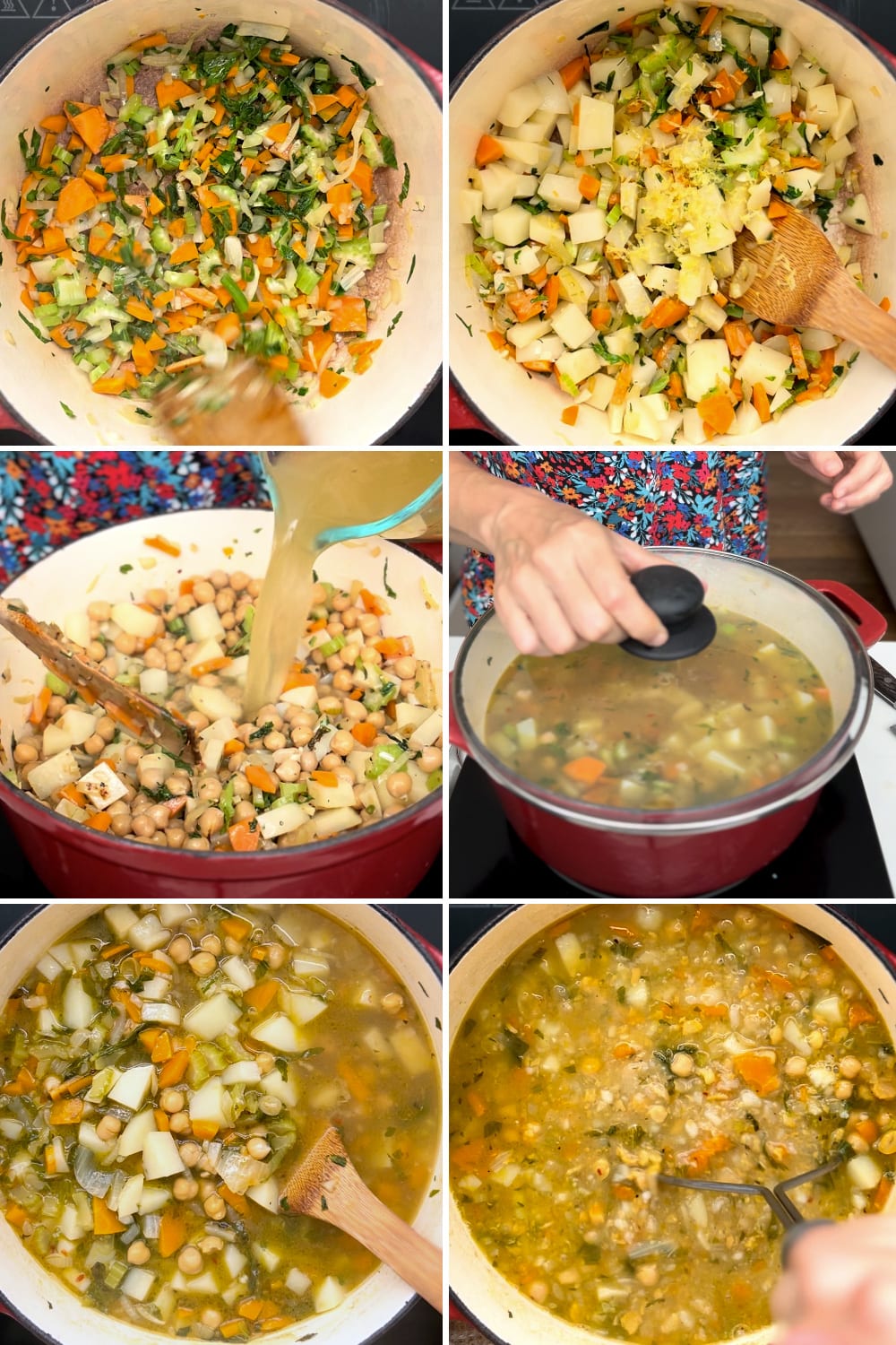 how to make chickpea soup steps 1