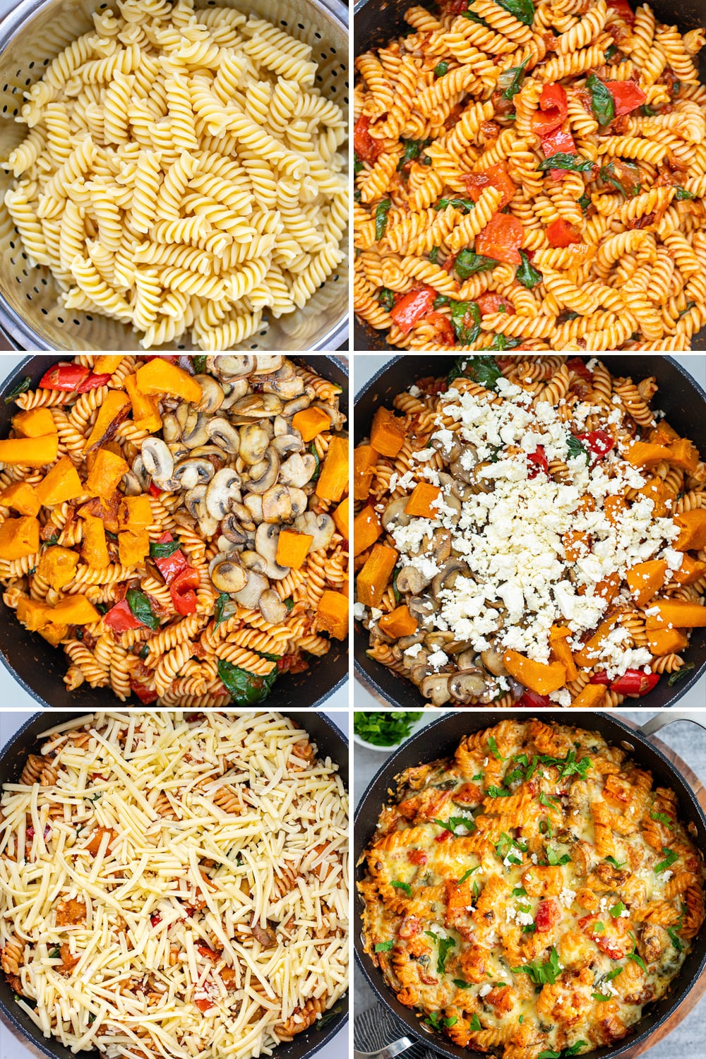 how to make a pasta bake with vegetables and cheese