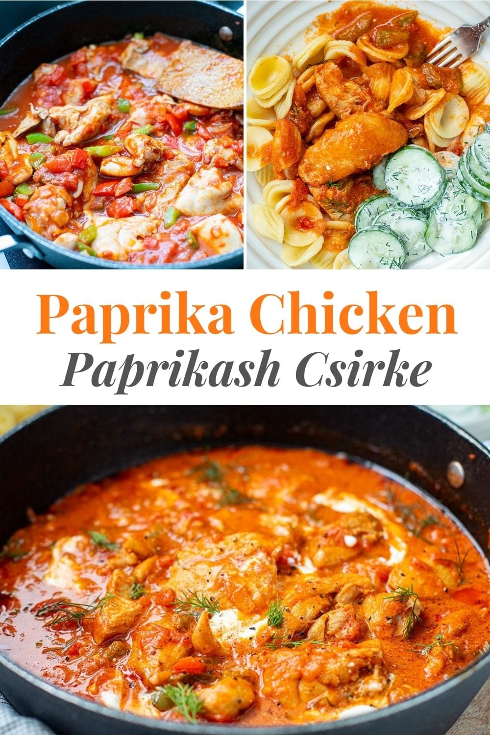 With Hungarian traditions running deep in our family (and this being one of our favourite meals), I cook chicken paprikash, or paprika chicken, A LOT. I’ve adapted the traditional recipe to be more accessible, friendly, and straightforward, something that can be done in under an hour so you can enjoy the warmth and richness of this dish any night of the week!