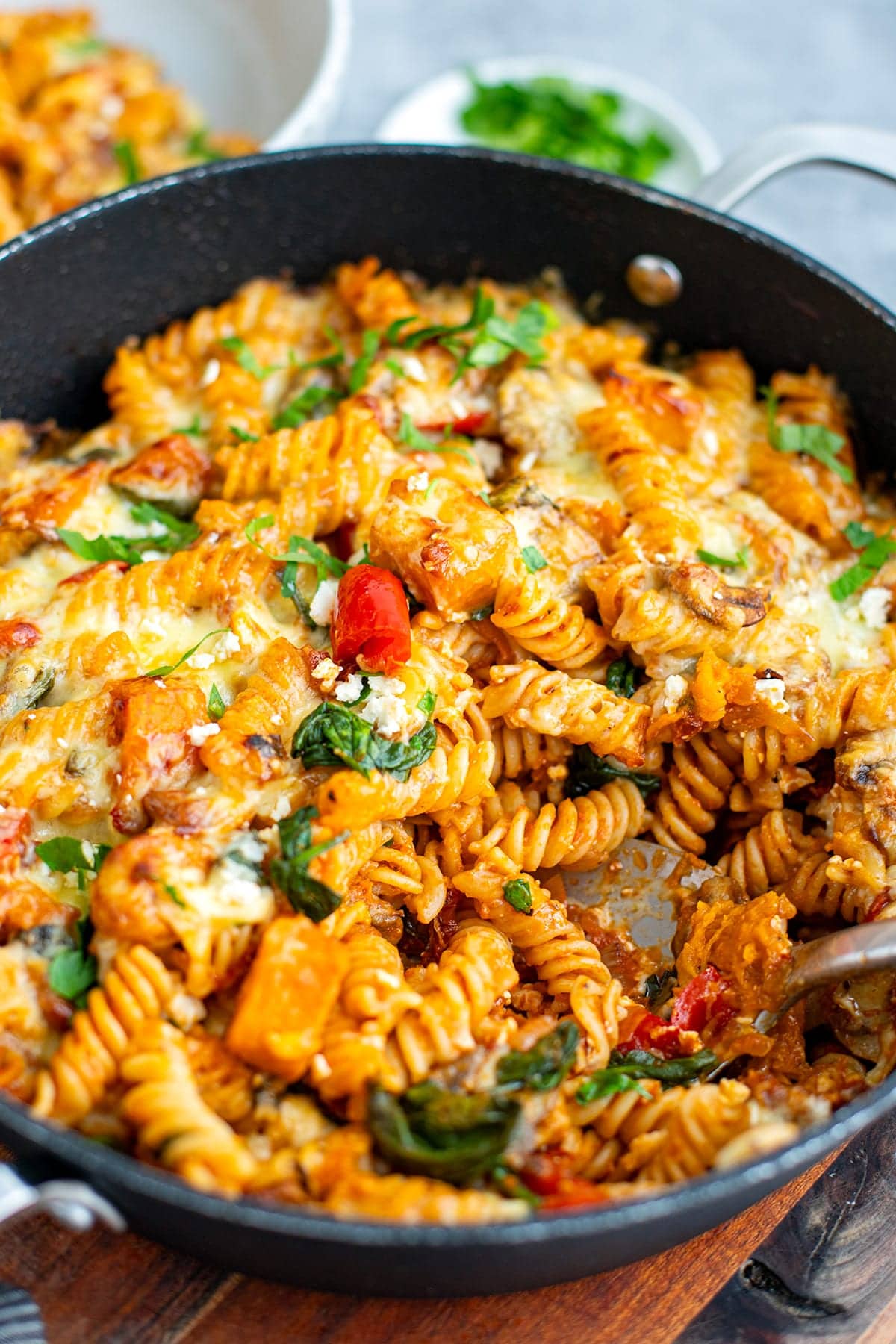 Vegetable pasta bake