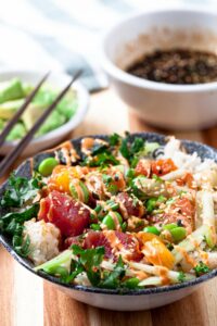 Poke Bowl Recipe (with Sriracha Mayo)