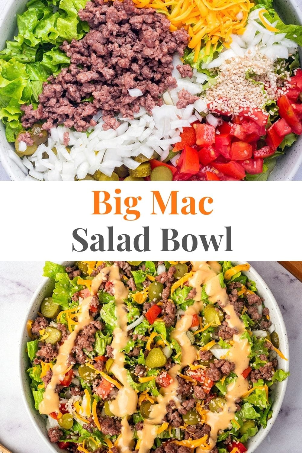 Big Mac Salad Bowl