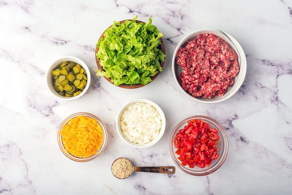 Big mac salad ingredients