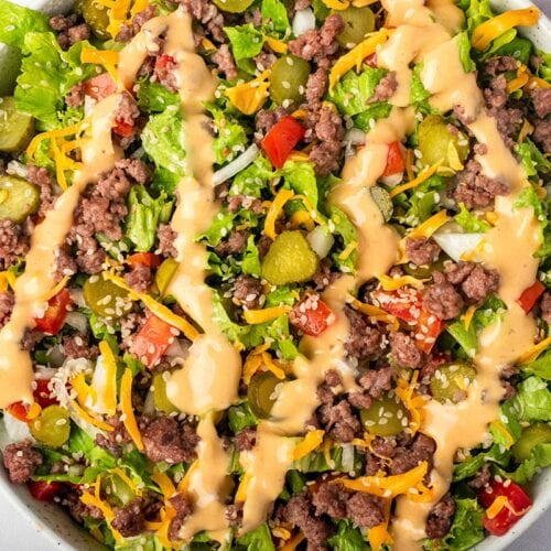 Big Mac salad recipe feature