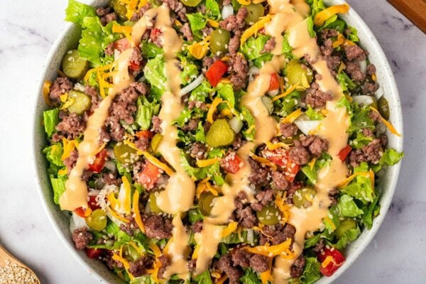 Big Mac salad recipe feature