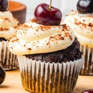 Black forest cupcakes recipe feature 2