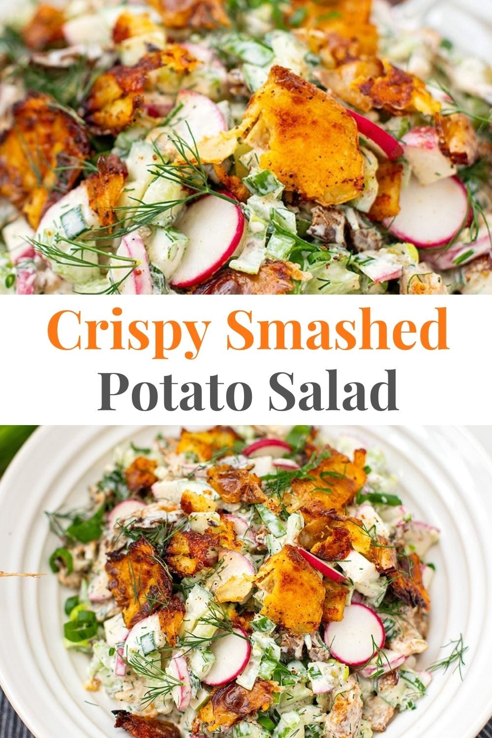 Crispy Smashed Potato Salad