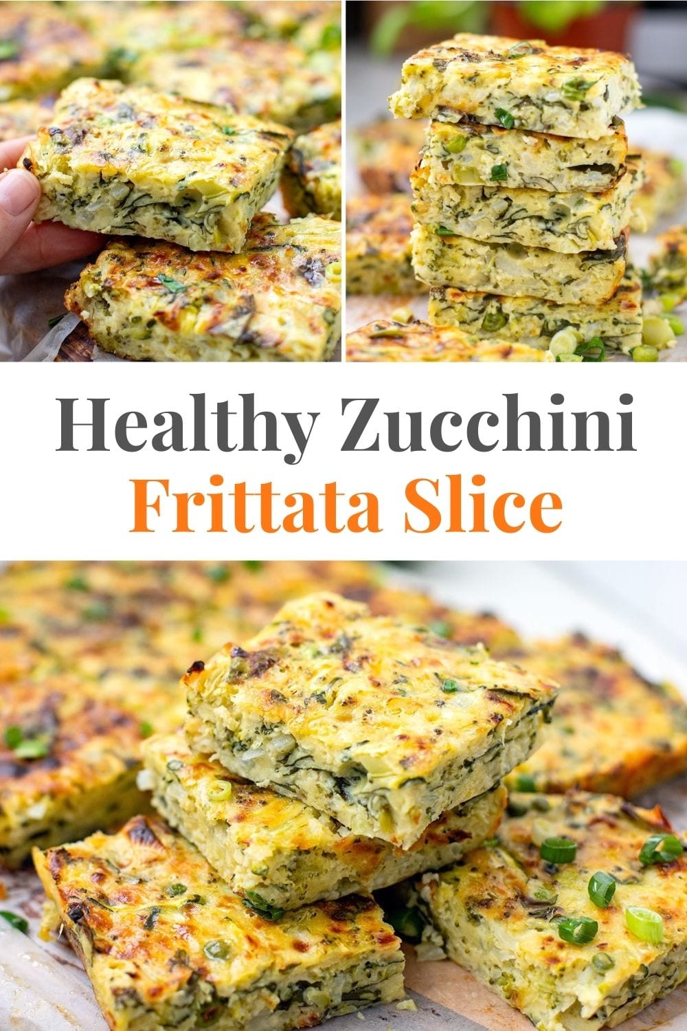 Healthy Zucchini Frittata Slice