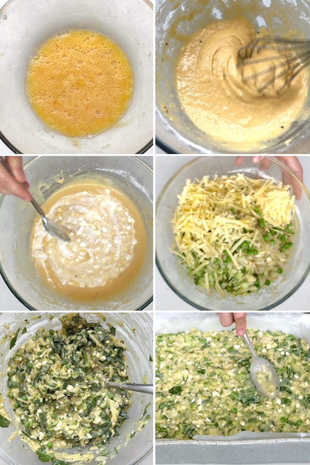 How to make zucchini slice step by step