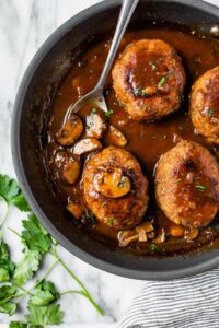 Salisbury Steak with Mushroom Gravy