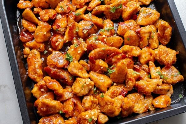 Honey Sriracha Chicken Bites Recipe