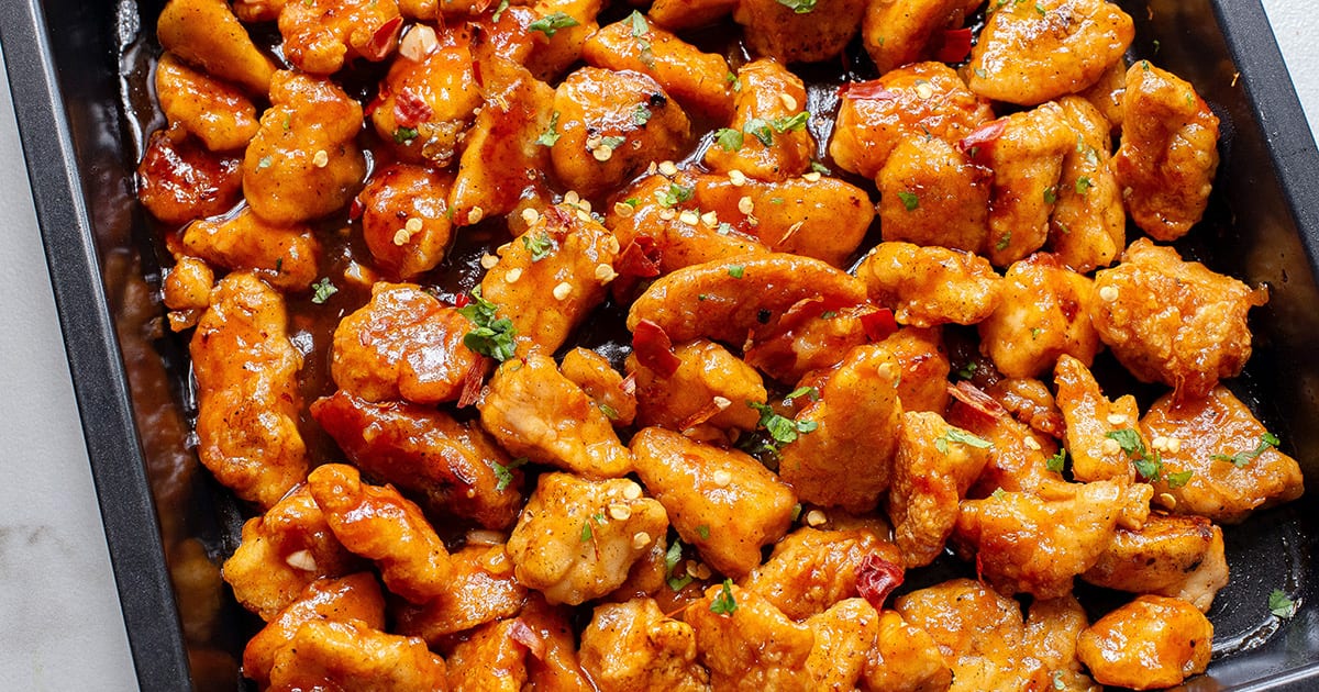Honey Sriracha Chicken Bites