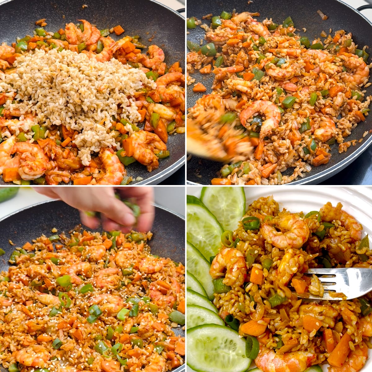 how to make kimchi fried rice part 2