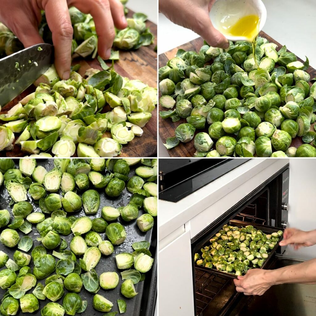 roasting brussels sprouts in the oven