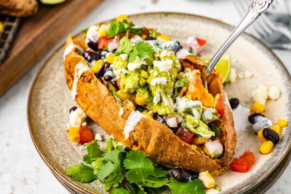 Mexican stuffed sweet potatoes recipe