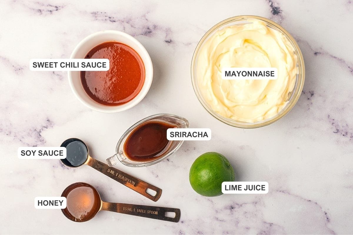 sauce ingredients.