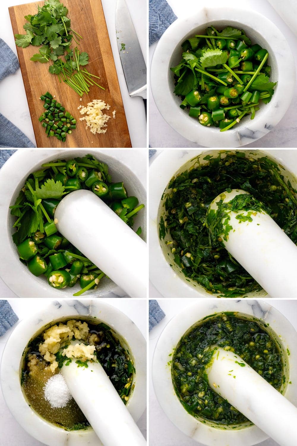 how to make green chili sauce thai style steps