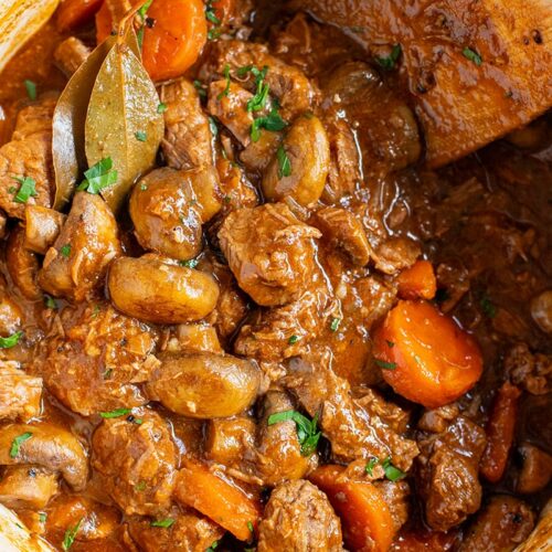 Beef and mushroom stew recipe