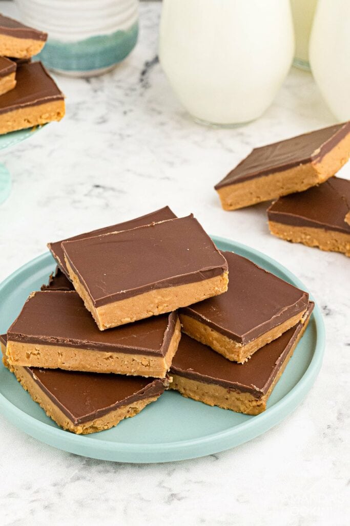 No Bake Peanut Butter Bars