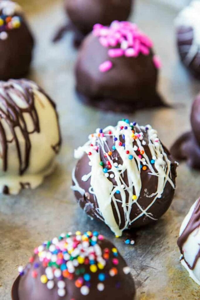 no bake oreo truffles