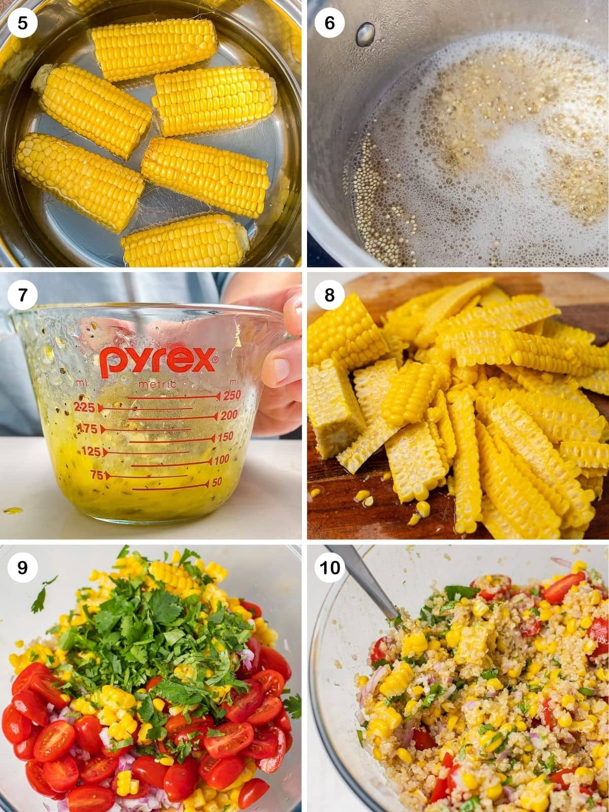 how to make corn salad with quinoa
