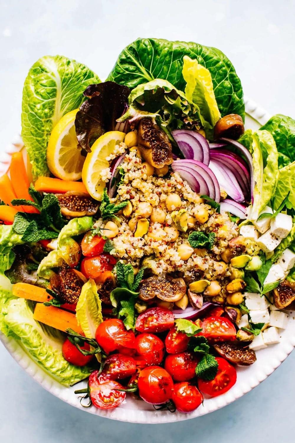 Moroccan Salad With Chickpea And Quinoa